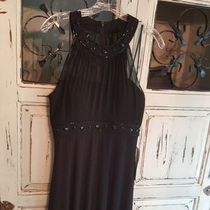 Black beaded dress